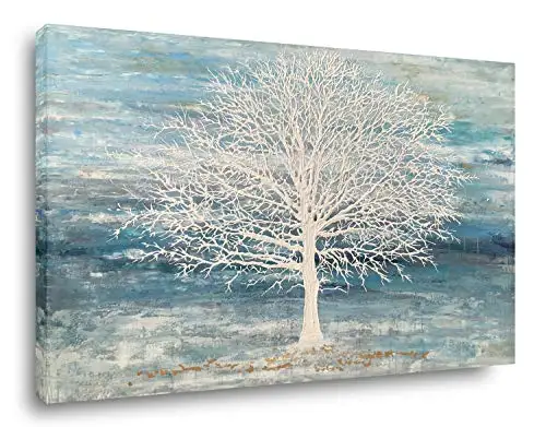 

Abstract Landscape Canvas Art Hand Painted Tree Paintings No Frame Wall Decor Modern Artwork For Living Room Bedroom Decoration