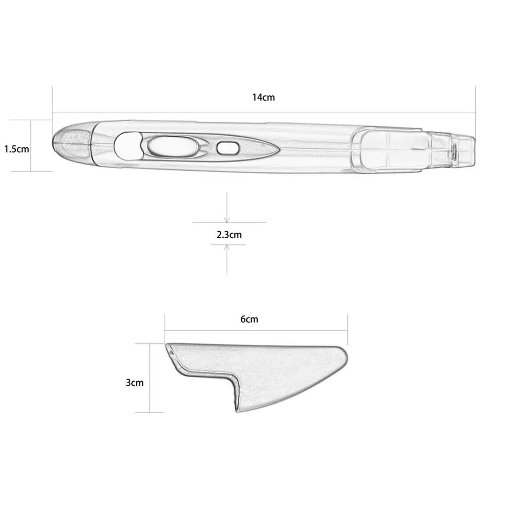 

3 Color Mini 2.4GHz USB Wireless Optical Pen Air Mouse Red Adjustable 500 / 1000DPI for Computer Laptops & Desktops Wholesale