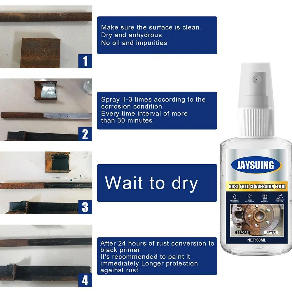 Автомобильный ремонтный и появления ржавчины преобразования жидкость покрытием