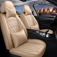 Leather Car Seat Cover For Bmw F10 E60 5 Series F11 G30 G31 E39 E61 F07 F18 G38 520i 530i 535i 540i Car Accessories