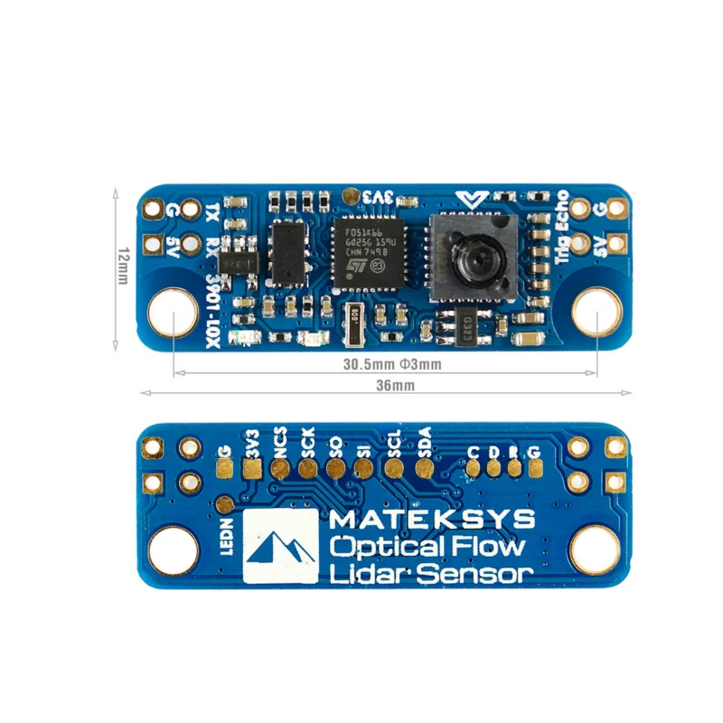 Matek оптический поток и лидар датчик 3901 L0X INAV модуль датчика потока для RC FPV Racing