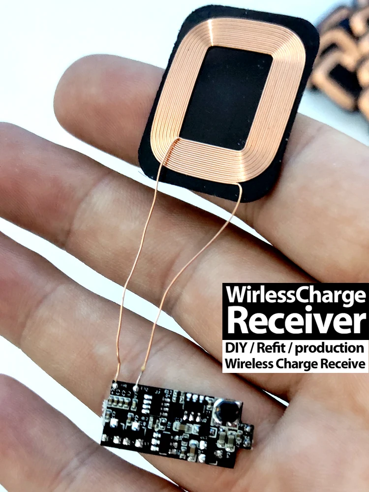 Беспроводной приемник QI VEEAII DIY 5 Вт 5V1A для смартфонов iPhone Android|Зарядные устройства