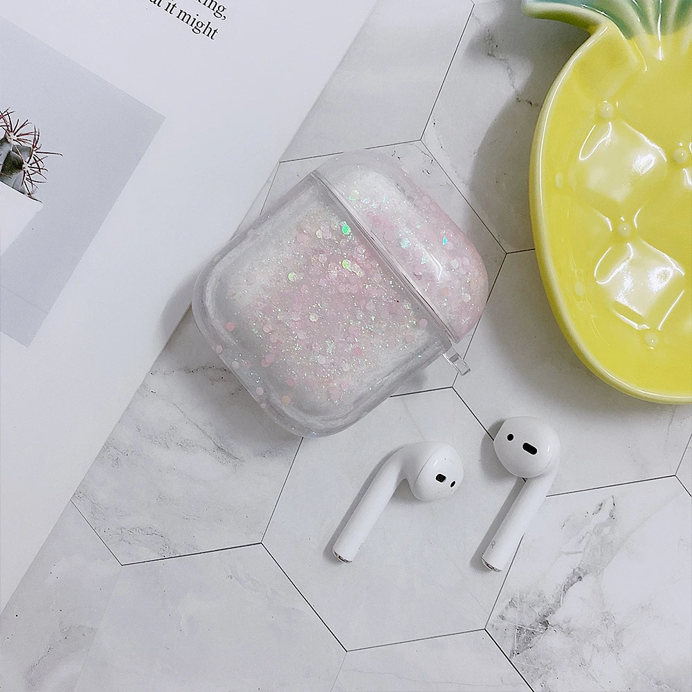 

Liquid Quicksand Case For Airpods Pro 3 2 1 Clear Glitter Wireless Bluetooth Earphone Case For Apple Airpods 2 3 Air pods Covers