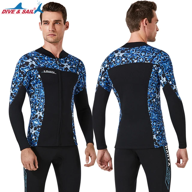

Womens Wetsuit Long Sleeve 3mm Neoprene Jacket Surfing Scuba Diving Snorkeling Surfing Suit Top or Bottom Dive Shirt or Leggings