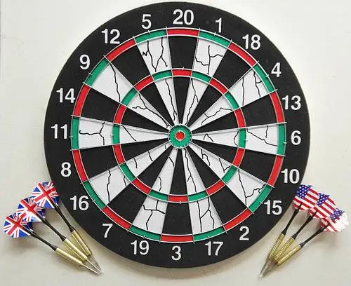 Дротика s target champion board Flight несколько стилей двухсторонний Дартс из флока 15 дюймов