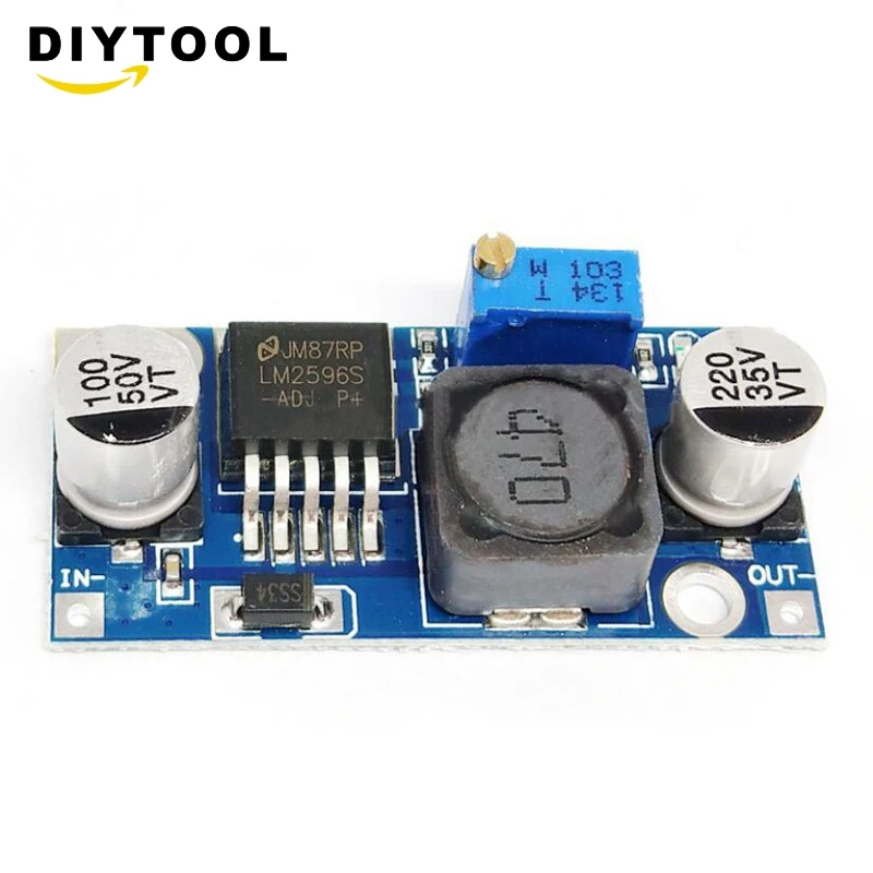 LM2596S DC понижающий источника питания 3A Регулируемый стабилизатор напряжения