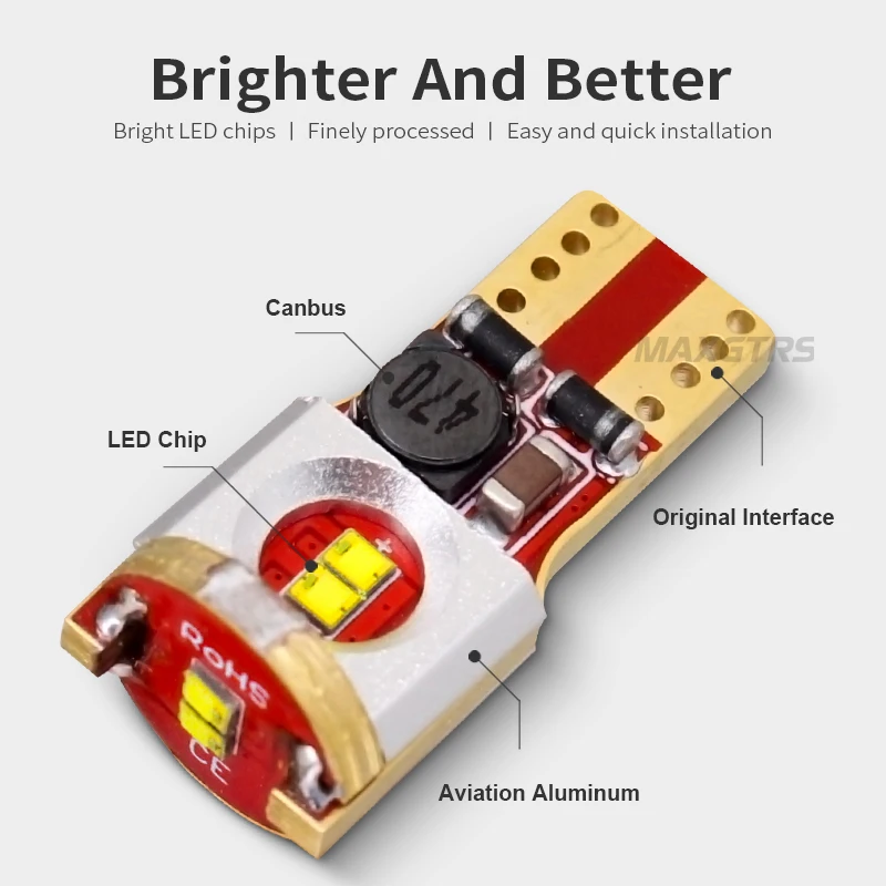 2x супер яркий T10 W5W 168 194 6 SMD CSP чип Canbus Автомобильный светодиодный светильник для замены двери для Чтения номерного знака светодиодный светильник