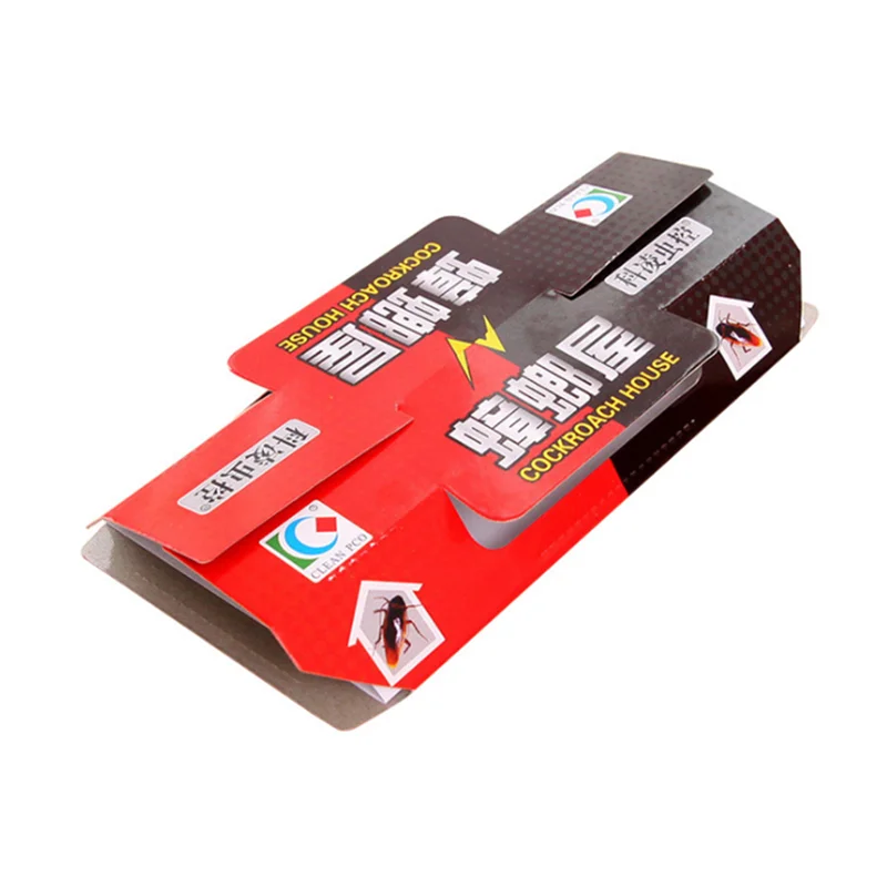 

5PCS Cockroach House Trap Fold Capture Cockroaches House Strong Glue Catch Insect Killer Non-toxic Cockroach Trap Pest Control