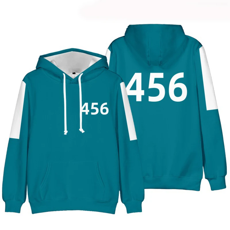 

Adult-Men's and Women's Hoodie 3D Printing Long Sleeve Red Oversized Loose Autumn Clothes