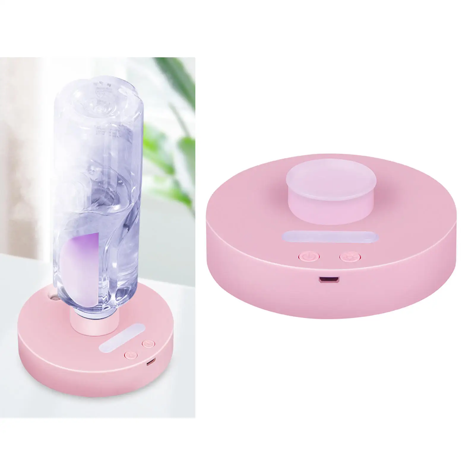 Портативный мини-увлажнитель воздуха в виде бутылки с минеральной водой