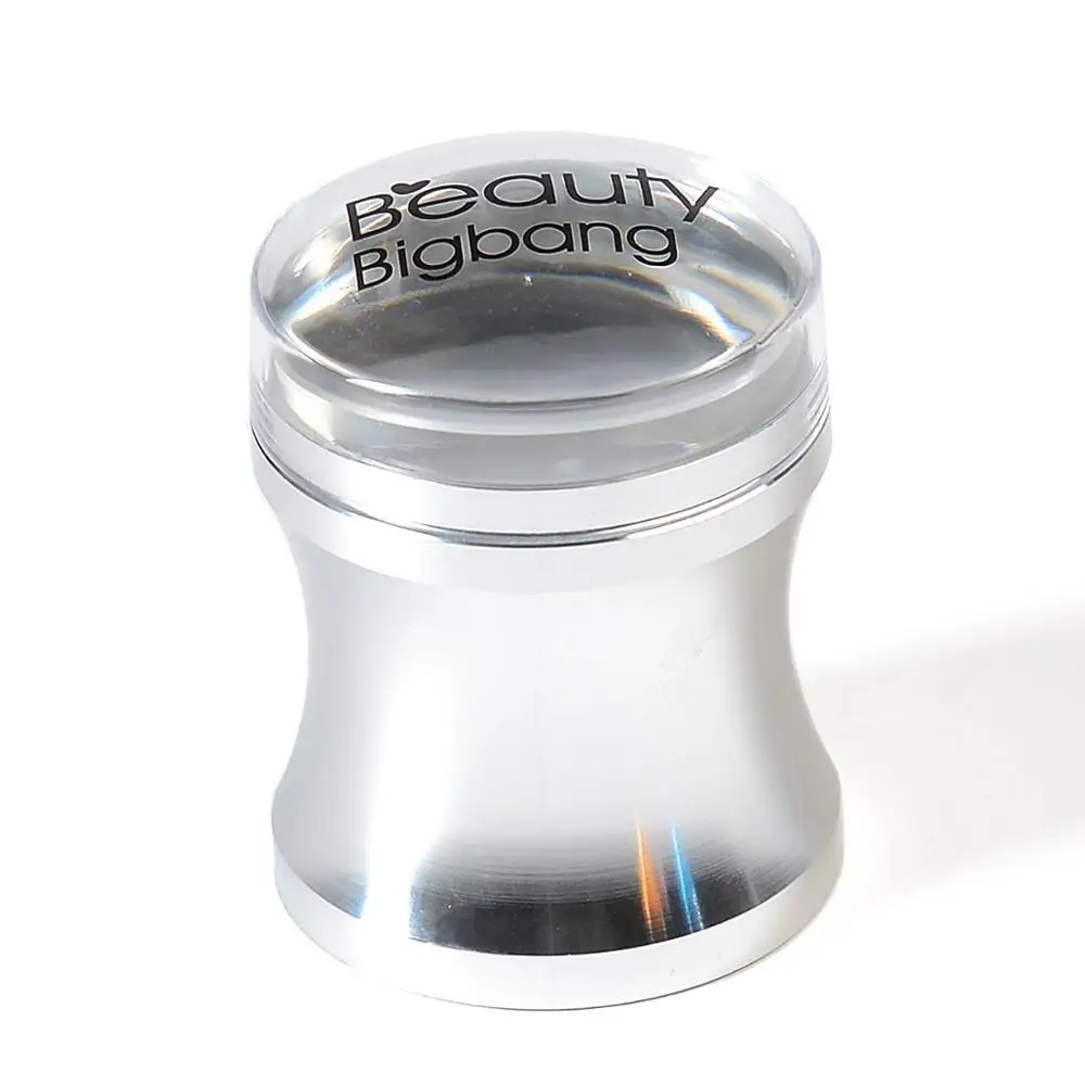 SR BeautyBigBang 4 см металлический штамп для дизайна ногтей XL мягкие прозрачные силиконовые трафареты для ногтей DIY штамповка пластины аксессуары инструменты - Цвет: SR