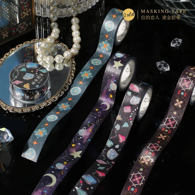 Океан звезда планета звездное небо Бронзирующая пуля журнал набор декоративного