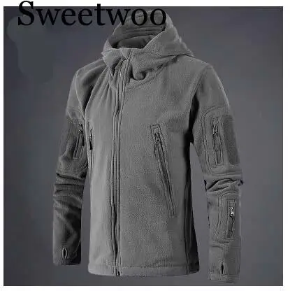 Новинка Военная Тактическая уличная флисовая куртка с мягкой оболочкой Мужская