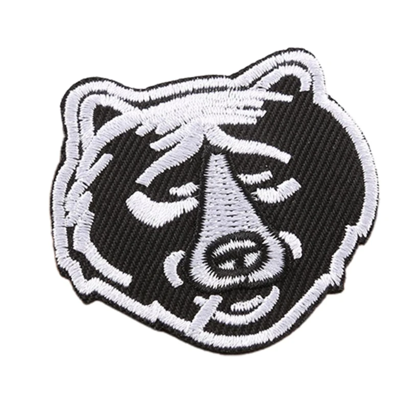 

10 шт., нашивки для одежды с вышивкой в стиле рок