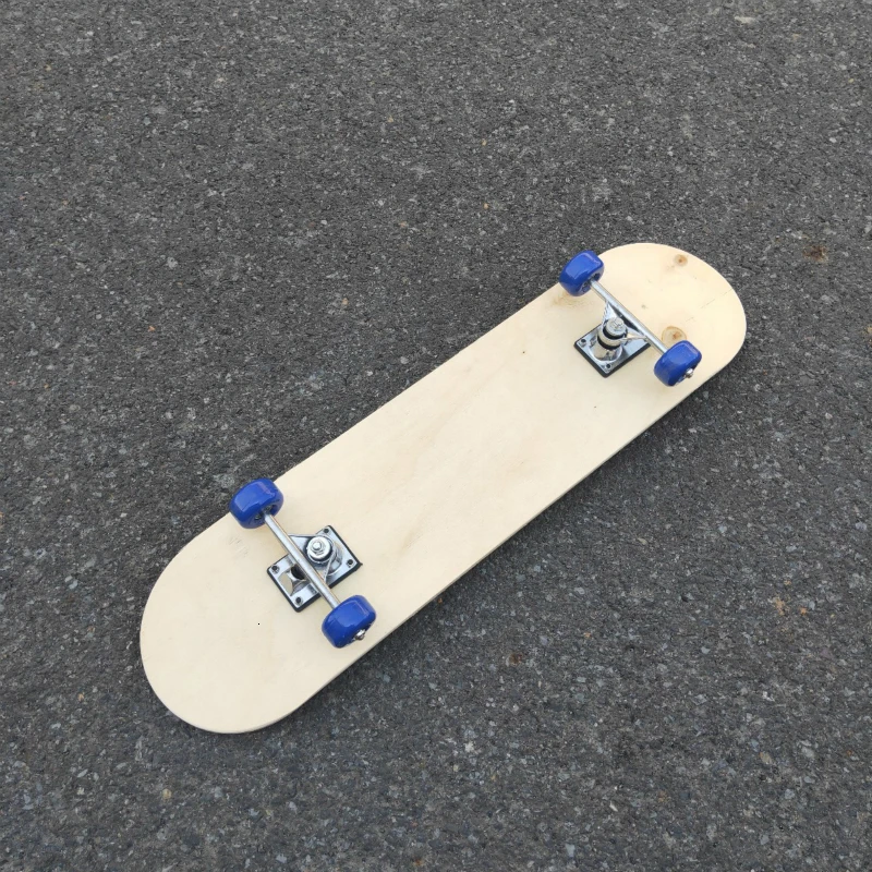 60*15 см Детский скейтборд 7 слоев китайского клена, Skatebooards DIY скейт Booard украшения Панели светильник деревянный двойным рокером