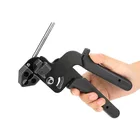 Автоматический Натяжной пистолет из нержавеющей ремешок для стяжки кабелей для Режущий ручной инструмент, легкий прочный режущий инструмент