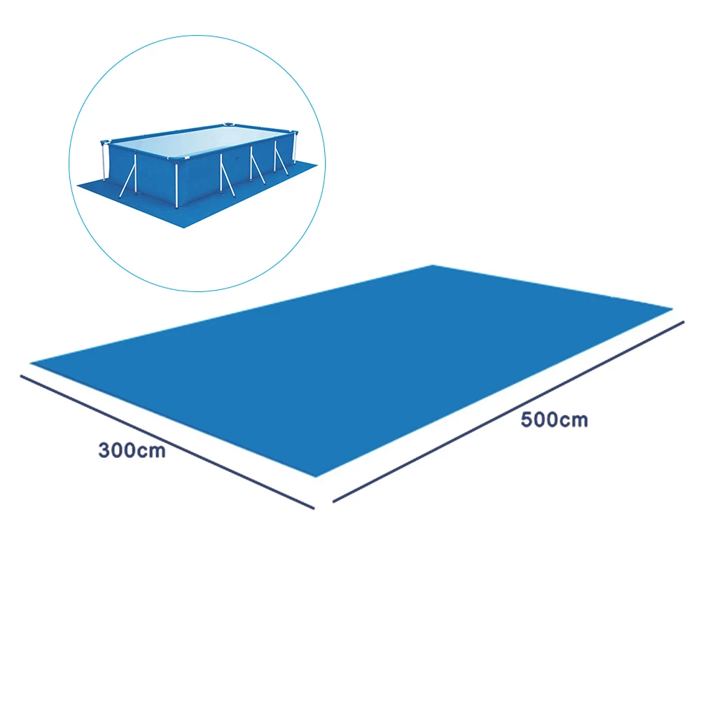 

Inflatable Swimming Pool Square Ground Cloth Accessories Swimming Pool Cover Rainproof Dust Cover Dustproof Floor Cloth Mat