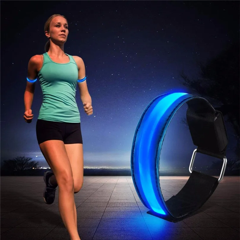 4 шт. светодиодный браслет светящийся защитный светильник спортивный