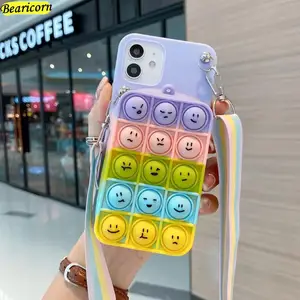 coin purses pop case for samsung galaxy s21 s20 fe s10 s9 s8 s7 s6 edge note 5 8 9 10 plus 20 ultra lite bubble wallet bag cover free global shipping