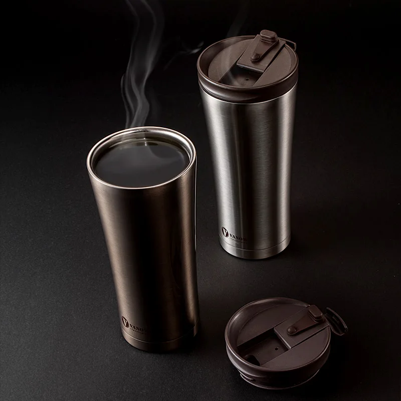 500 мл портативный термос для кофе из нержавеющей стали 316 кружка с двойными