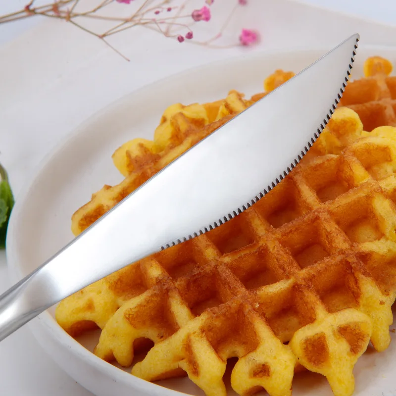 Высокосортные корейские утолщенные золотые столовые приборы из нержавеющей