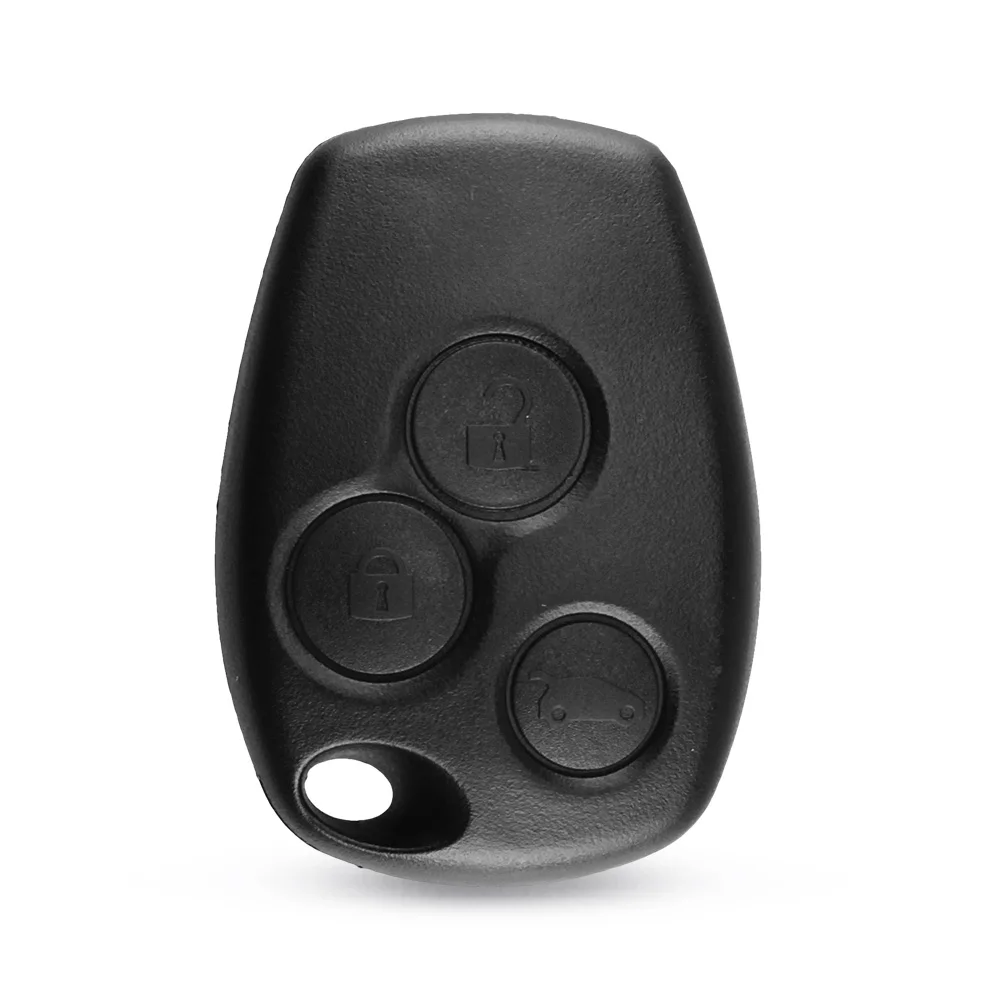 Фото Запасной чехол KEYYOU для автомобильного ключа с 3 кнопками для Renault Logan Sandero Clio Fluence Vivaro Master Traffic Key, чехол без лезвия. №2