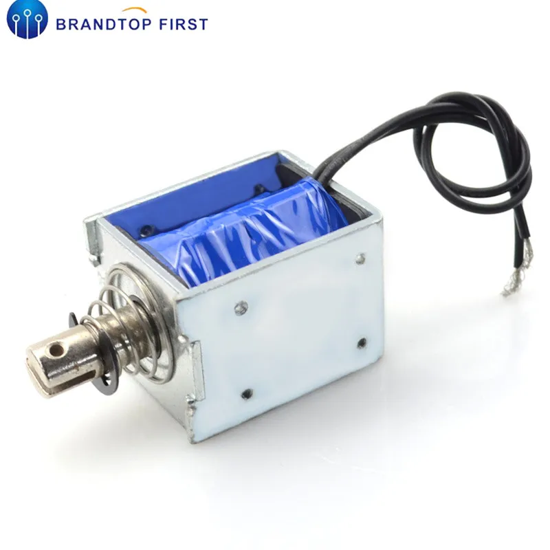 JF 1250B DC 12V 24V 360mA jenis пуш ап bingkai terbuka basah katup электромагнитный elektromagnet 10 мм 60N| |