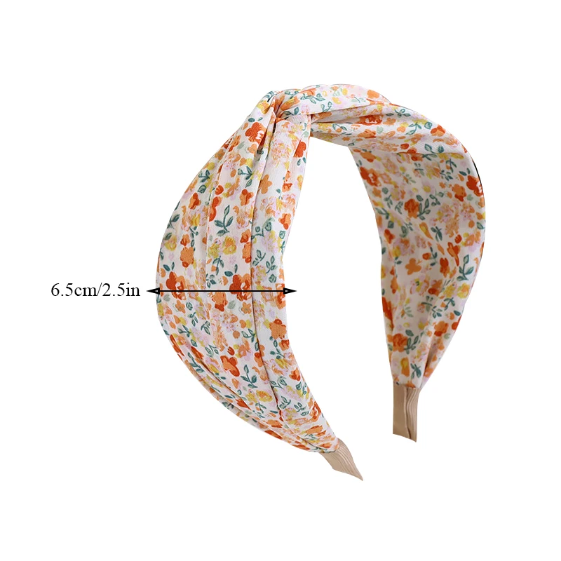 

2021 Woman flroal Knot Headbands For Girls Simple Hairbands Flowers Hairband Twisted Cross Hair Hoop Fashion Hair accessories