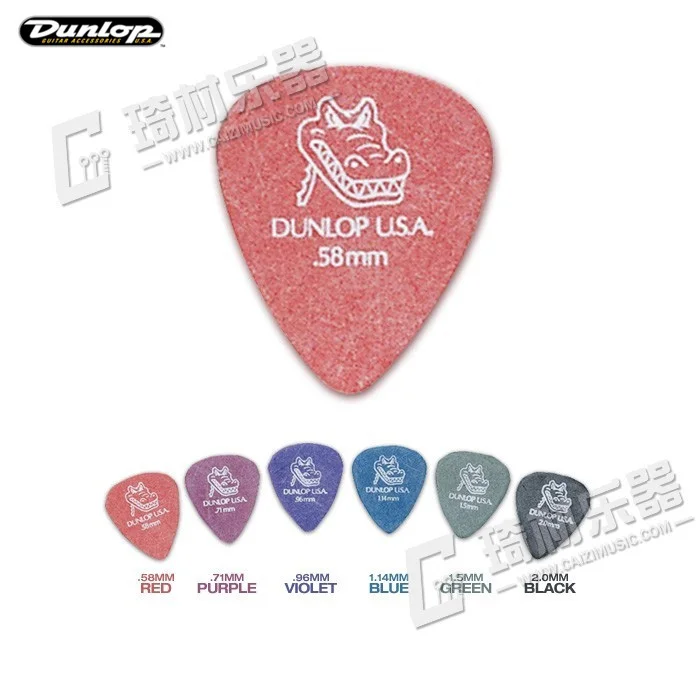 Медиатор для гитары Dunlop Gator Grip Plectrum|grip guitar|grip guitar pickspicks plectrums |