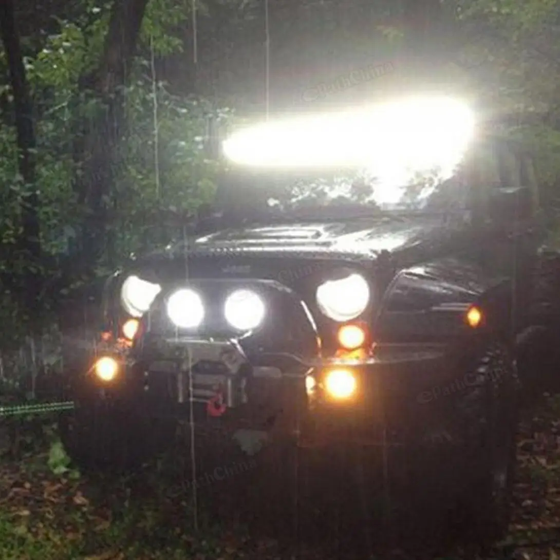 

1pcs 9 Inch 185W 6000K Round LED Car Work Light Spot / Flood light HID Vehicle Driving Lamp for Offroad SUV ATV Truck Boat