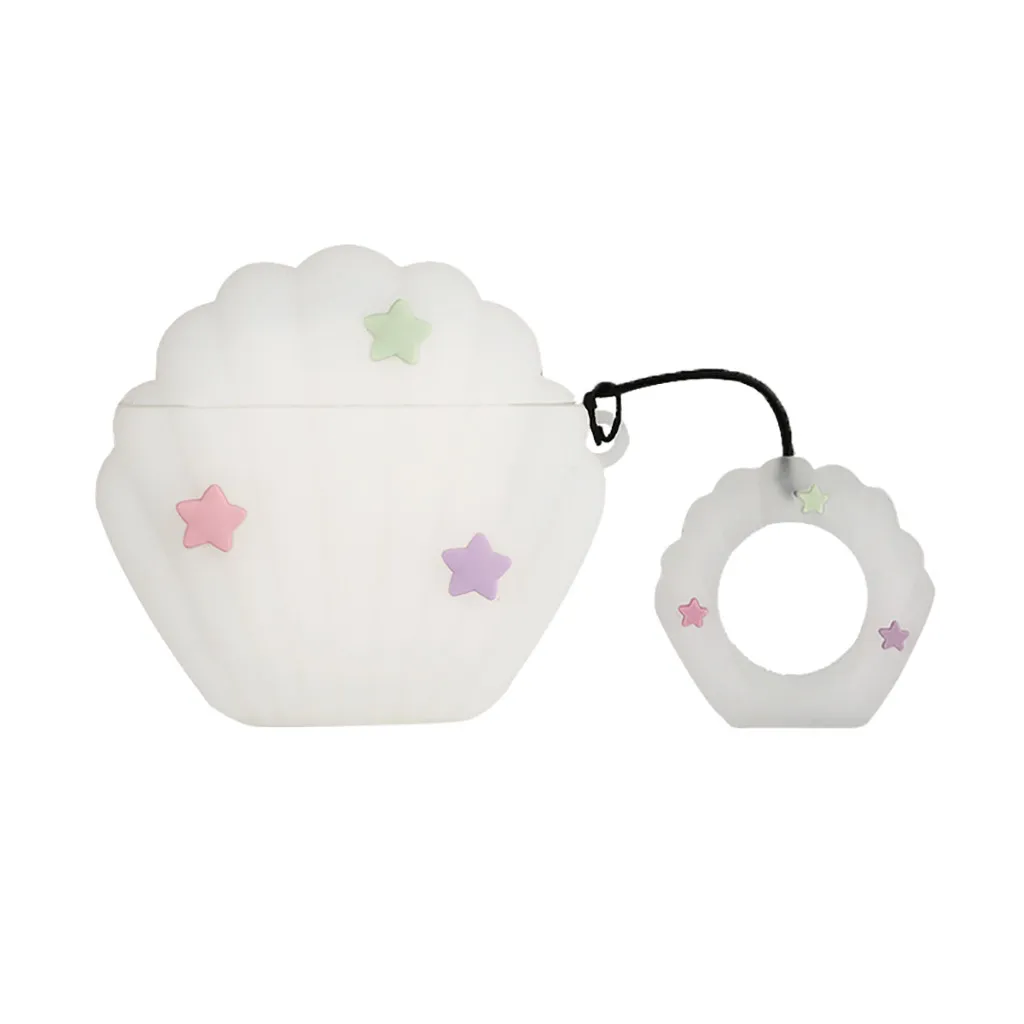 Чехол для наушников защитный силиконовый чехол Apple Air Pods 1/2 зарядки