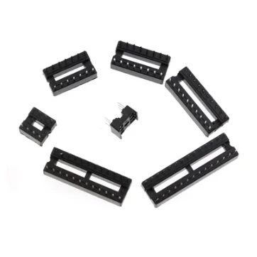 

66 IC sockets in 8 types IC socket sample package Chip socket sample package Flat feet IC socket kit set