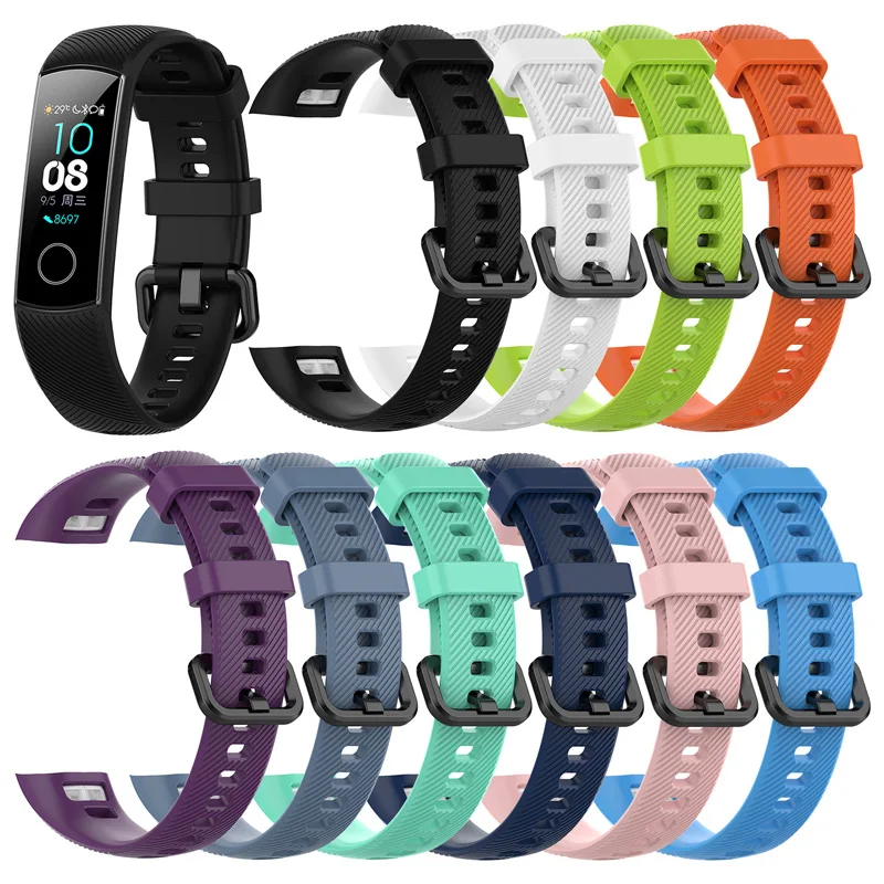Для Huawei Honor Band 4/5 ремешок для часов Смарт часы силиконовый