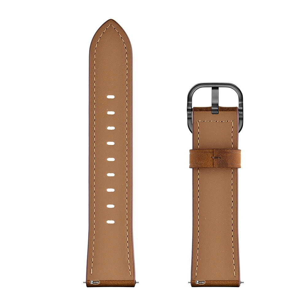 

Brown Genuine Leather Strap for Huawei gt2e 22mm Watch Band Replacement Men's Wristwatch Smartwatch Belt for huawei GT2E.