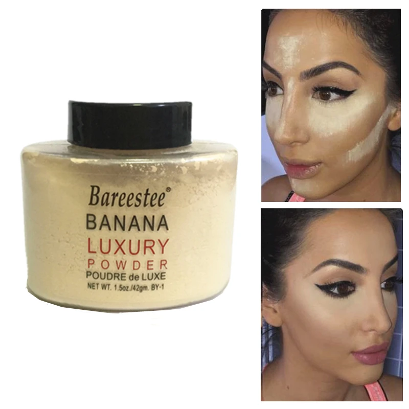42g Banana Powder Smooth Loose Oil control Face Makeup Concealer Mineral Foundation Korea Cosmetics Drop Shipping |