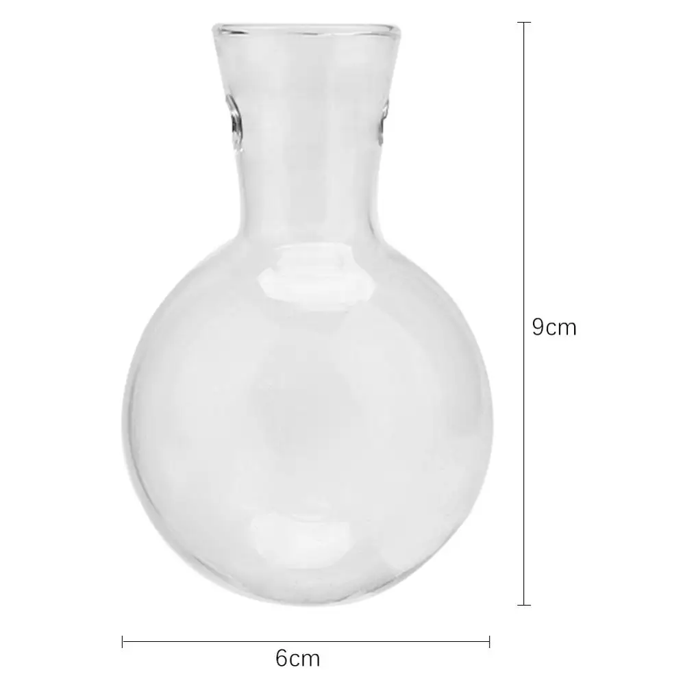 Only Vases Винтажный стиль, стеклянный Настольный растительный бонсай, цветок, Рождественское украшение, ваза с деревянным лотком в форме L/T, аксессуары для домашнего декора - Цвет: Only Vases