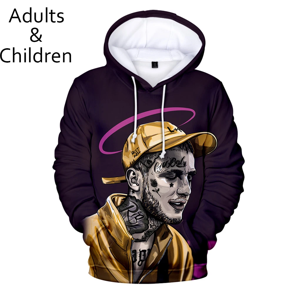 Толстовка с капюшоном Lil peep 3D для мужчин и женщин модные детские худи лидер продаж
