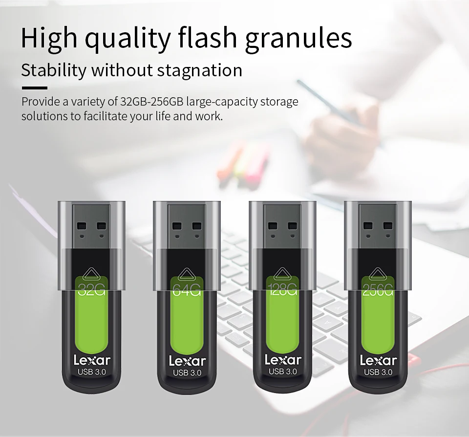 Lexar S57 USB 3,0 флэш-накопитель 256 ГБ 128 Гб 64 ГБ 32 ГБ USB флэш-накопитель Высокое качество usb флешка u диск 3,0 Флешка USB
