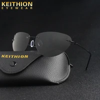 keithion the matrix neo costume sunglasses men women ultralight metal wire frame polarized small oval rimless glasses