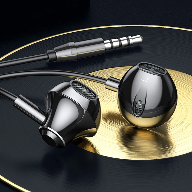 

Earphone wired high quality type hole in ear computer subwoofer band
