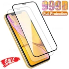 Закаленное защитное стекло 999D для Apple iPhone 12 mini 11 Pro Max X XR XS Max