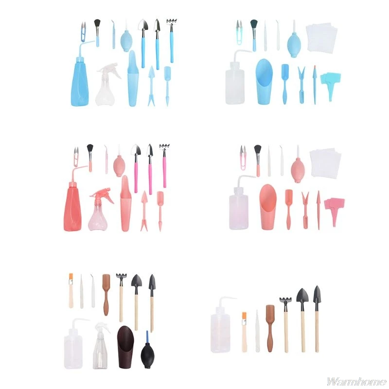 

Mini Garden Tools Sets Succulent Plants Bonsai Miniature Planting Flower Gardening Tools Combination F22 21 Dropshipping