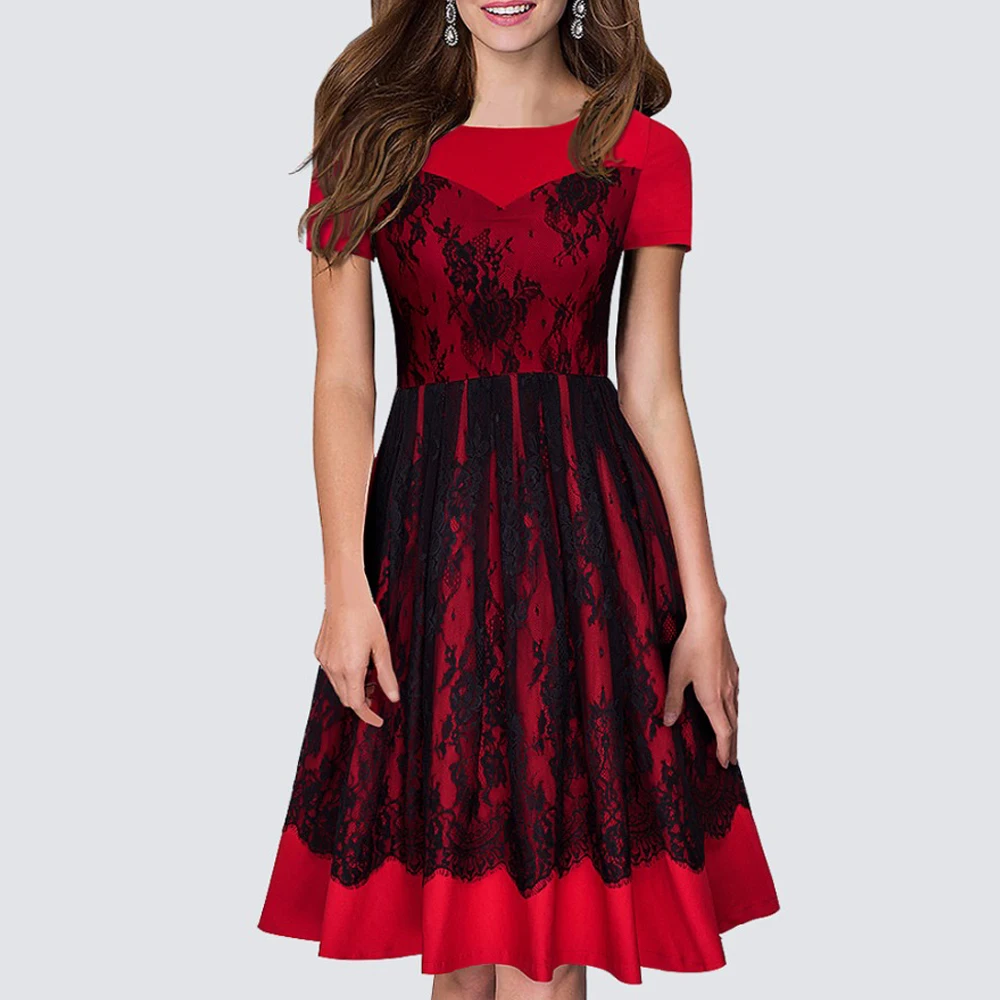 Новинка летнее Стильное элегантное винтажное цветочное кружевное лоскутное