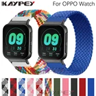 Ремешок нейлоновый для OPPO, спортивный браслет-петля для смарт-часов OPPO Watch 41 мм 46 мм