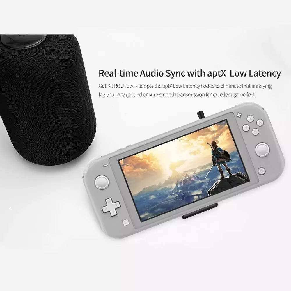 Беспроводной Bluetooth передатчик Gulikit NS07 Pro Route Air аудио Type C поддержка игрового