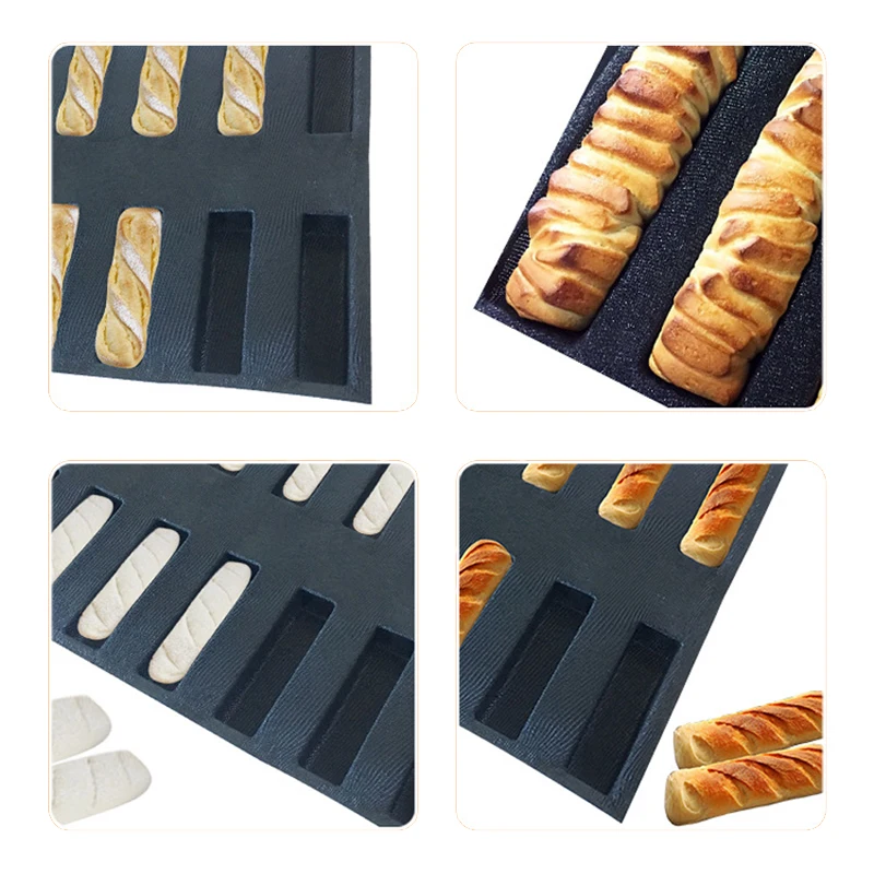 Квадратная форма для выпечки хлеба 16 ячеек с антипригарным стекловолокном | Дом и