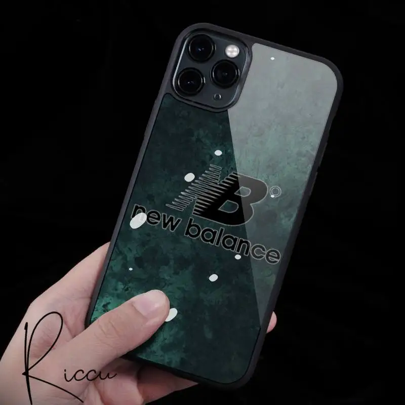 

NEW BALANCE Phone Case Rubber for iPhone 12 11 Pro Max XS 8 7 6 6S Plus X 5S SE 2020 XR 12Mnie case