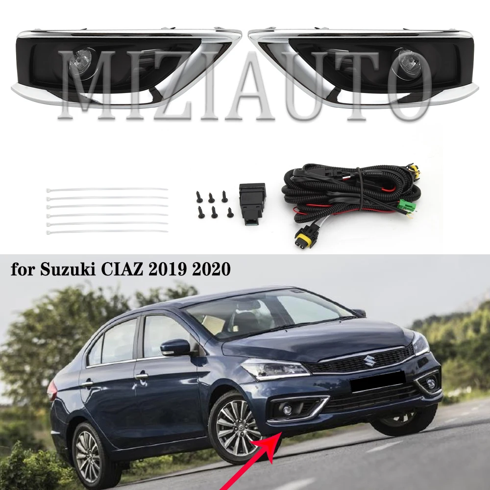 

Комплект противотуманных фар s для Suzuki CIAZ 2019 2020, передсветильник фары, противотуманные фары s, передние фасветильник, противотуманные фары, к...