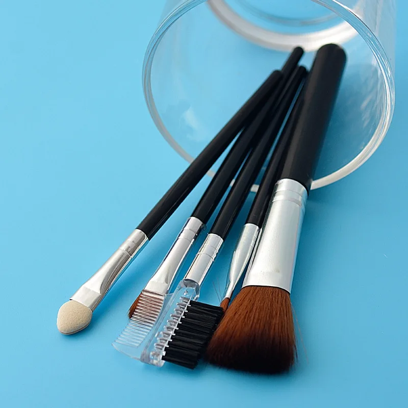 Кисти для макияжа 5 шт./лот кисти нанесения теней основы бровей подводки ресниц