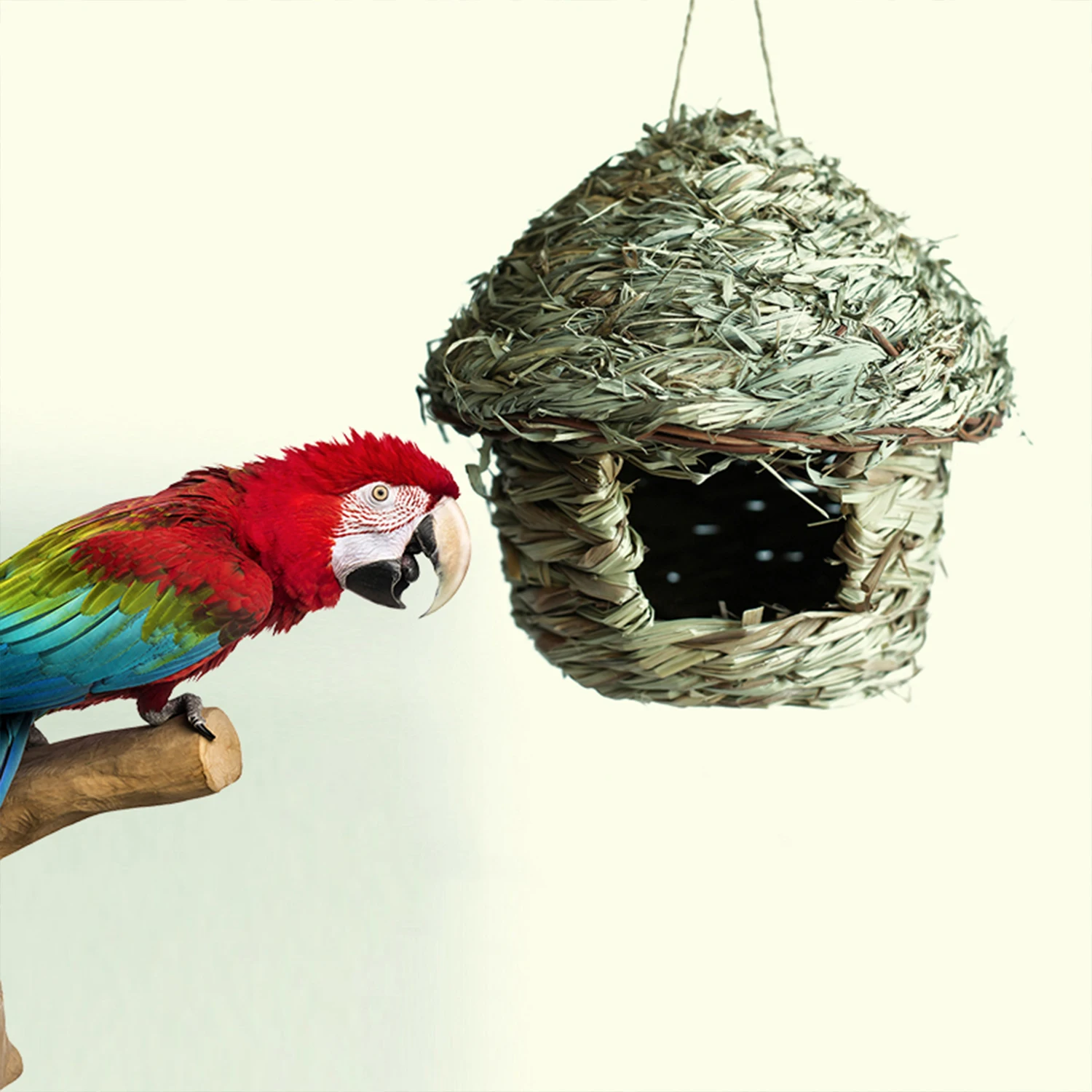 Трава птичье гнездо птичья клетка украшение для дома маленький домик птиц